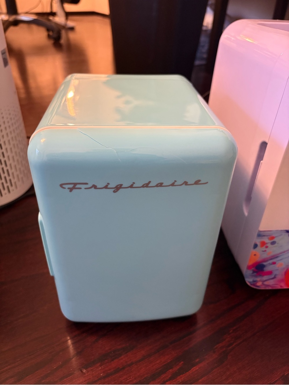 Light Blue Mini Appliance - Compact Retro Style - Picture 3 of 4